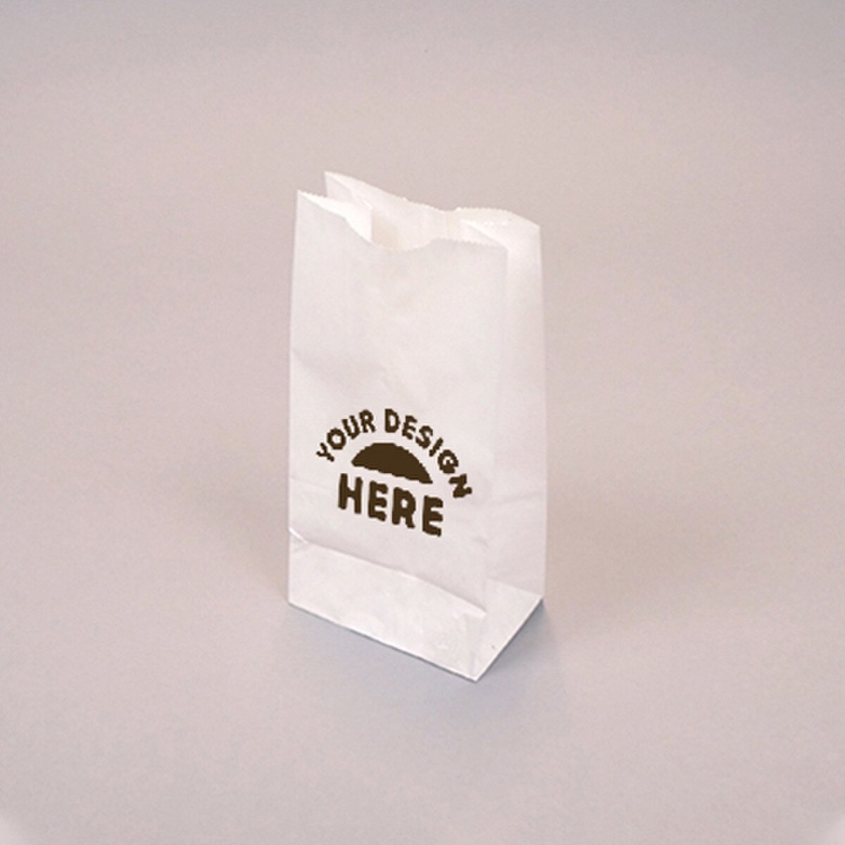 Custom-Printed White Kraft 4-lb Bag